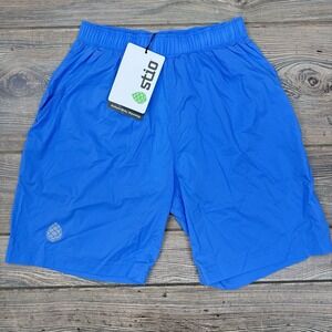 Stio Men's Second‎ Light Shorts 8" Lined Nylon Performance Sky Blue SMALL NEW